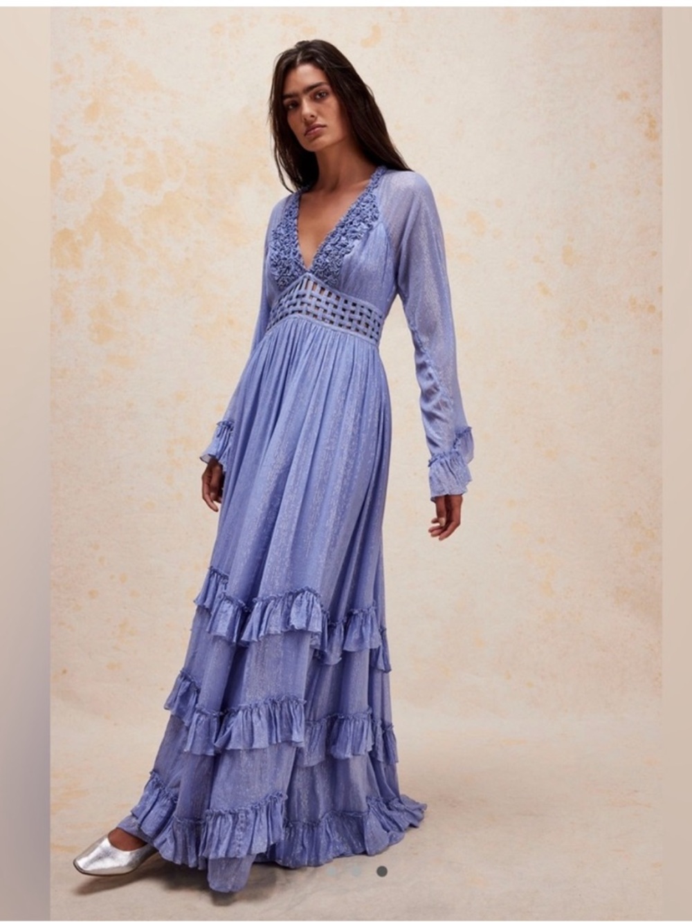 Free People blue Seraphina maxi dress
